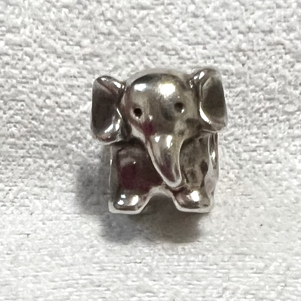 Authentic Retired Pandora Lucky Elephant Charm